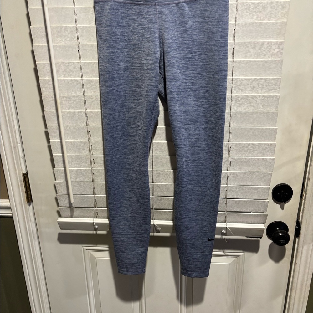 Nike Dri-FIT Heathered Blue Leggings